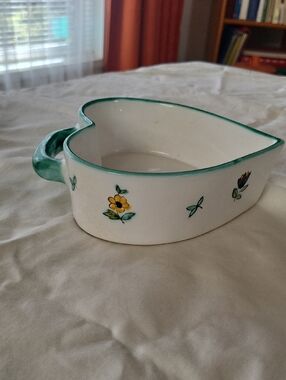 Gmundner Scattered Blossoms Heart-shaped Bowl
